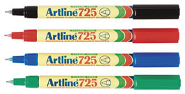 Artline 725 Permanent Marker Super Fine Tip